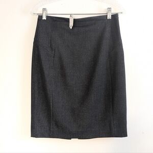 NWT Express Design Studio Dark Charcoal Heather Pencil Skirt